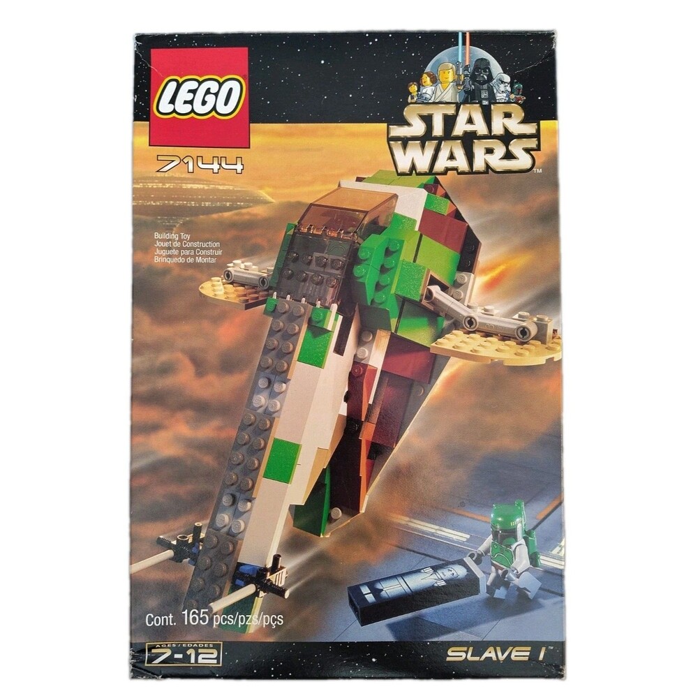 LEGO Star Wars 7144 Slave I Vintage Complete Set Boxed Boba Fett Han Solo